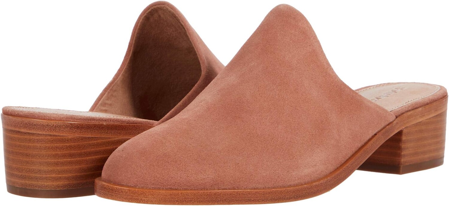 

Туфли Soludos Suede Venetian Mule, цвет Sahara Pink