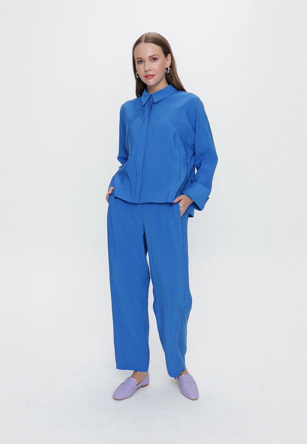 

Блузка на пуговицах MODEST SPORT 2 PIECES SUIT Armine, синий