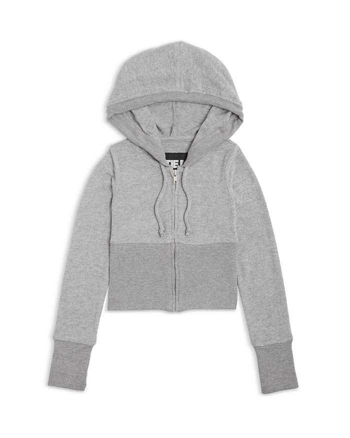 

Толстовка с капюшоном Hacci Knit Zip для девочек - Big Kid KatieJnyc, серый