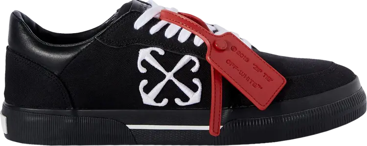 

Кроссовки Off-White New Low Vulcanized 'Black White', черный