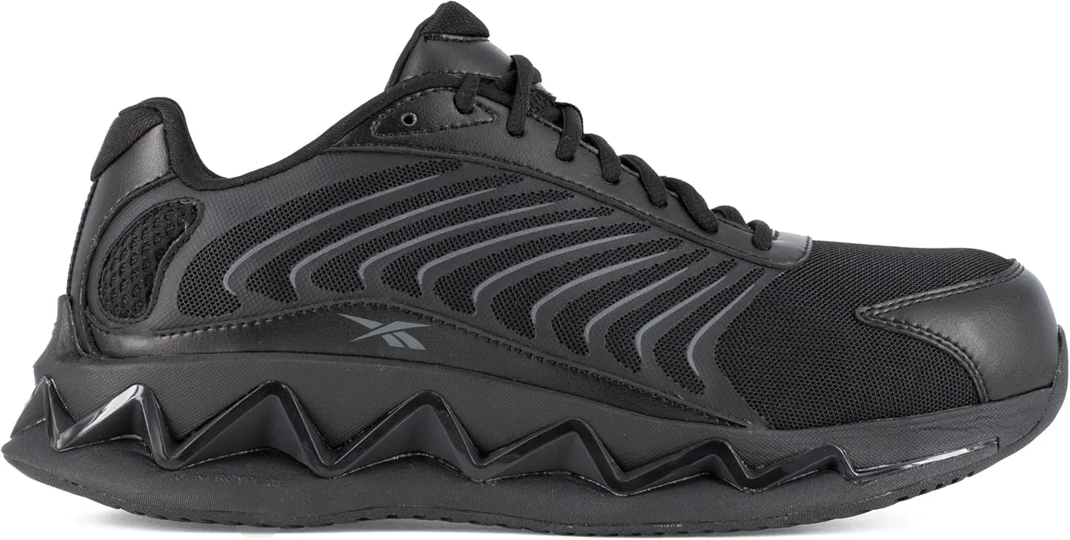 Мужские кроссовки Reebok Work Zig Elusion Heritage Work CT Oxford, Black — фото 2