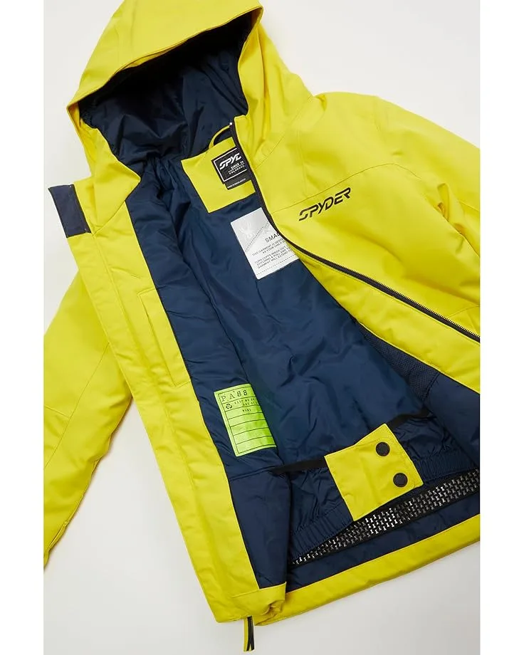 Куртка Spyder Kids Slash Jacket (Toddler/Little Kid), Acid Yellow — фото 3