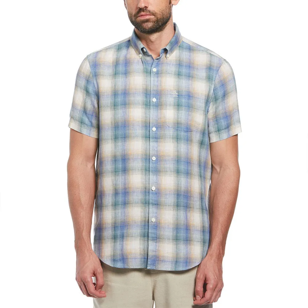 

Рубашка Original Penguin Delave Linen Ao Plaid, разноцветный