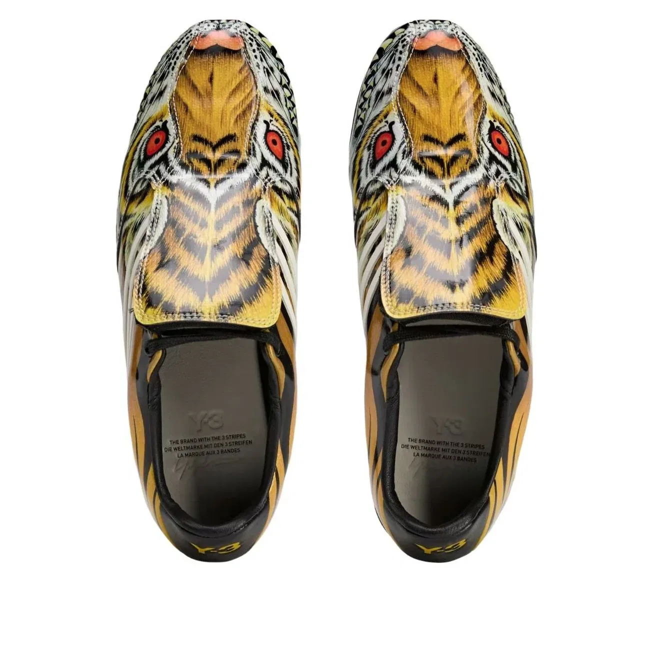 Кроссовки Adidas Y-3 F50 Tunit Beast Pack 'Gold Tiger' KK3652, серый — фото 3