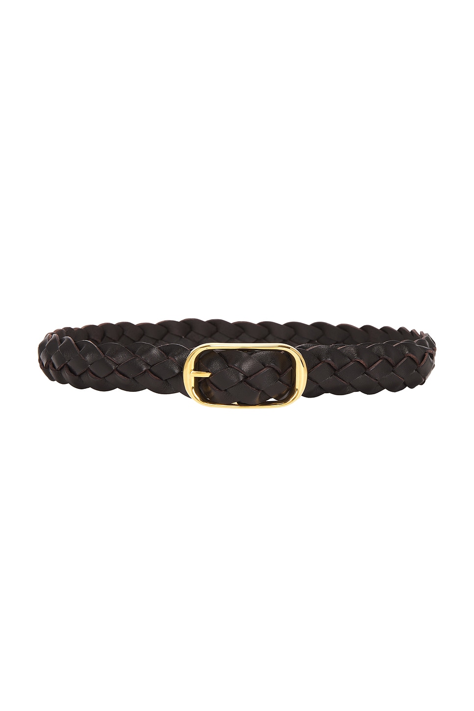 

Плетеный пояс Reine Nili Lotan, dark brown