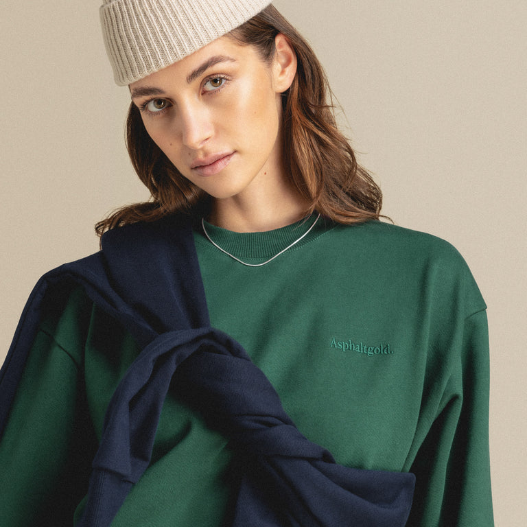 

Свитер essential crewneck Asphaltgold, зеленый
