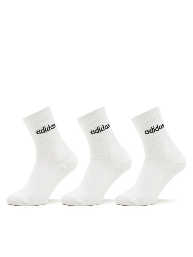 

Носки Linear Crew Cushioned Socks 3 Pairs adidas, белый