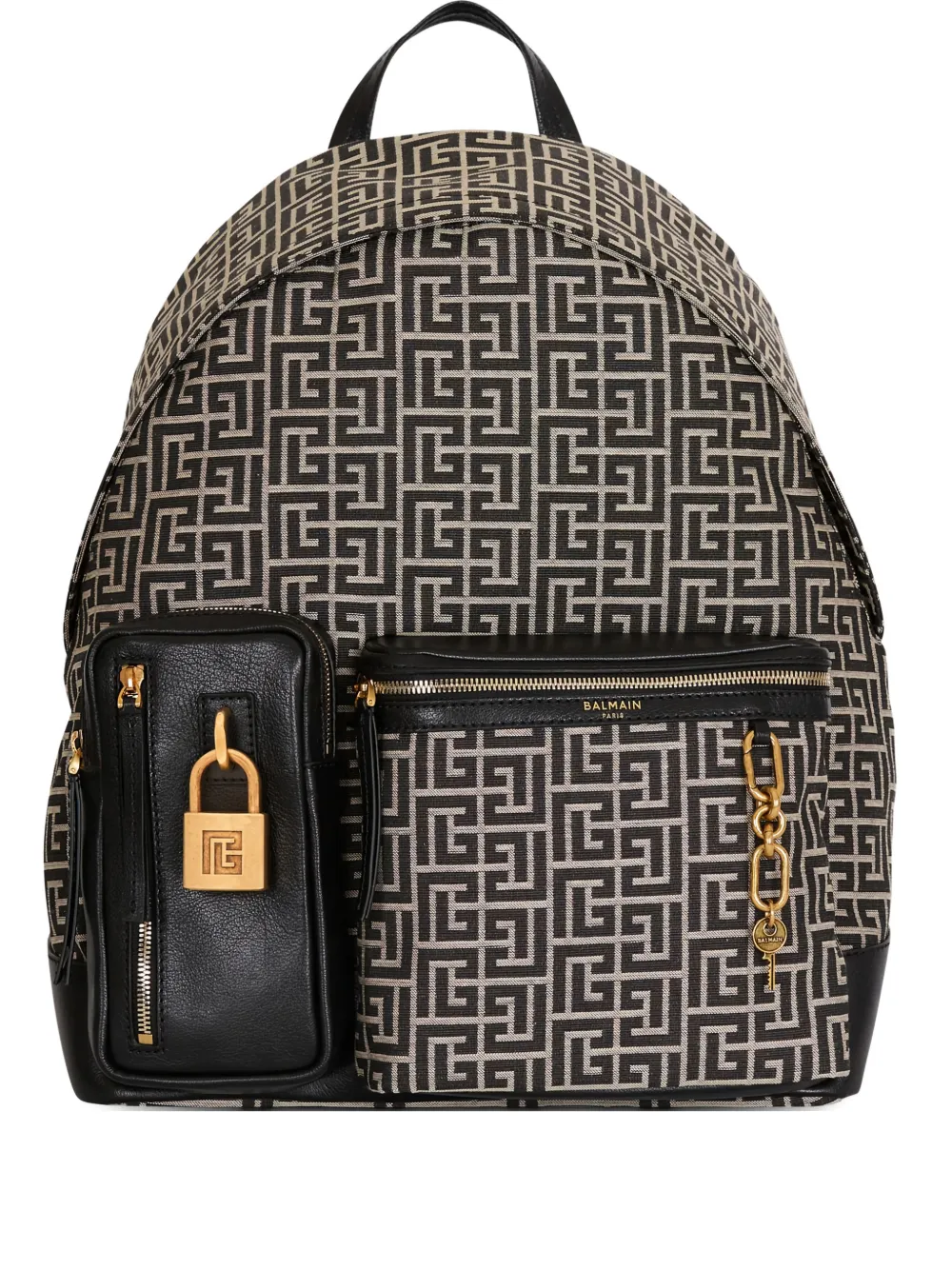 Рюкзак pulse с монограммой BALMAIN, черный
