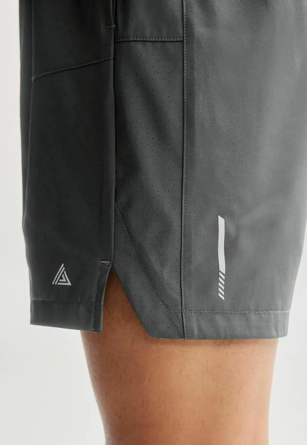 Спортивные шорты стандартного кроя для спортзала Next, Slate Grey — фото 3