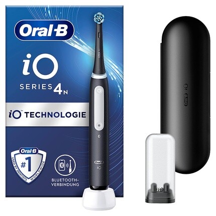 

Магнитная зубная щетка Oral-B Io Series 4, матовый черный + футляр, Oral B