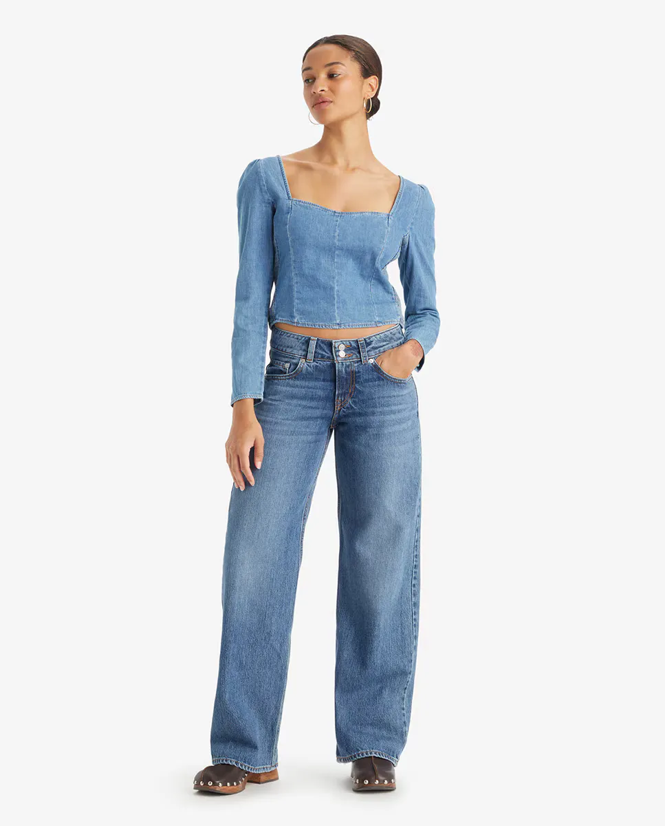 

Женские джинсы Superlow Levi's, черный