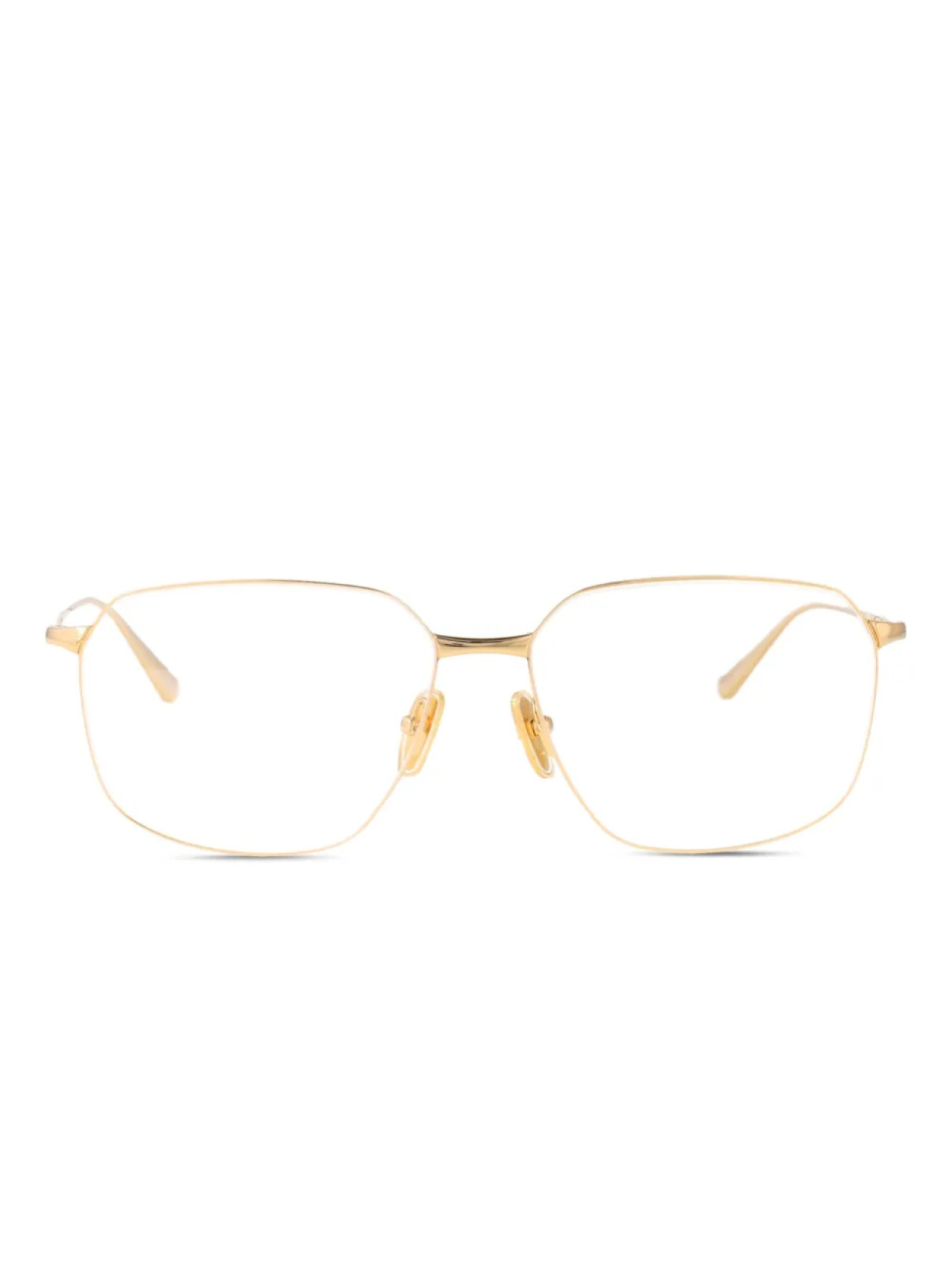 

Очки в квадратной оправе Balenciaga Eyewear, золотой