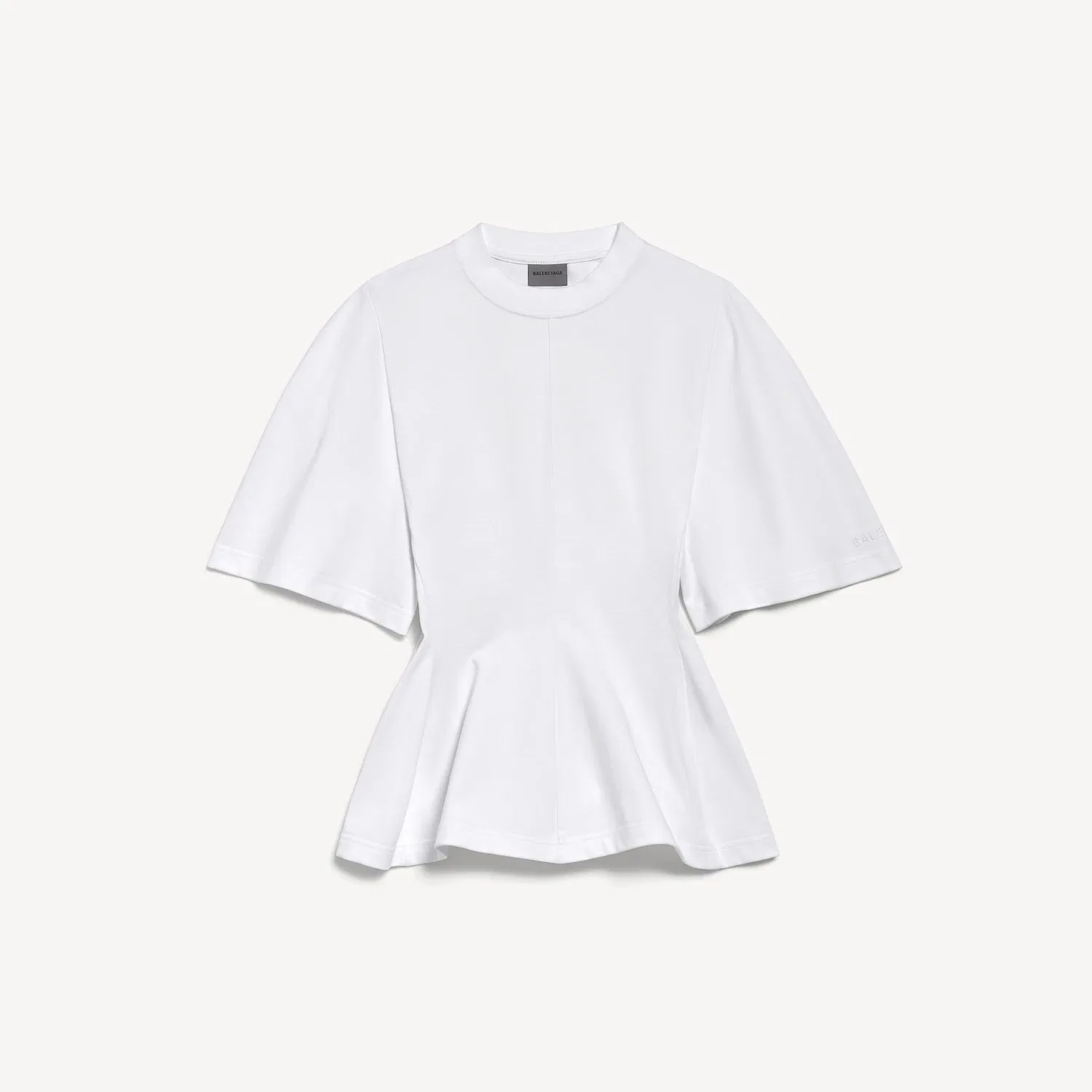 Женские форменные футболки белого цвета BALENCIAGA, белый