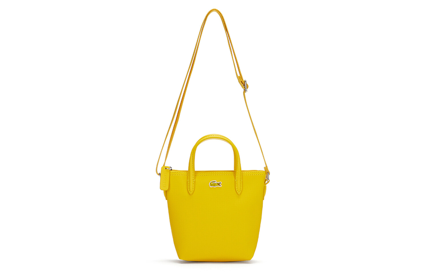 

LACOSTE Женская сумка через плечо, Yellow, Желтый, LACOSTE Женская сумка через плечо, Yellow