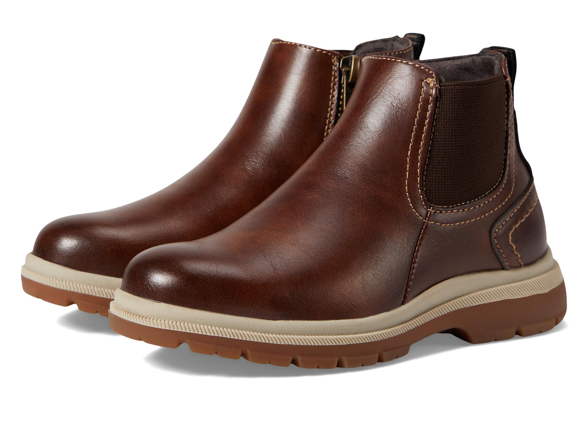 

Ботинки Florsheim Kids Lookout Jr. Plain Toe Gore Boot, Chestnut