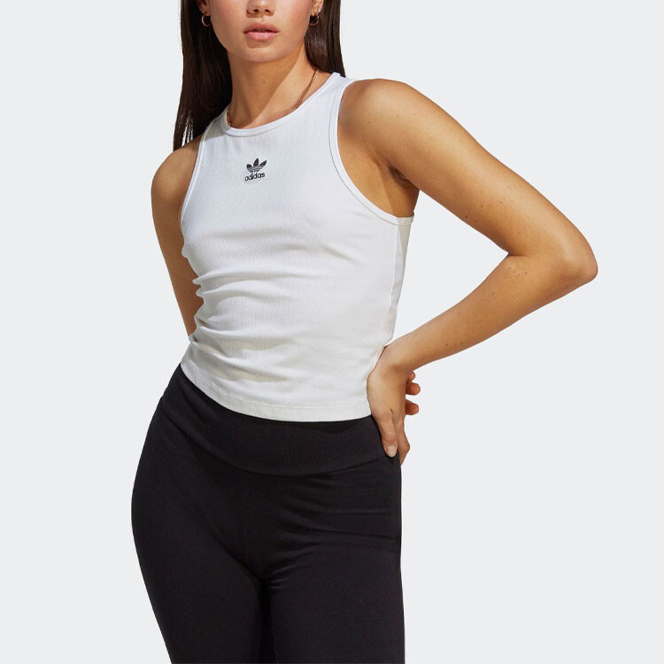 Майка женская белая Adidas Originals — фото 2