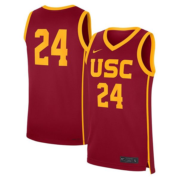 

Мужская реплика футболки USC Trojans #24 Cardinal Nike
