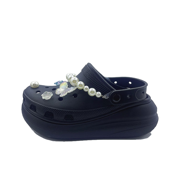 Crocs Сабо Crystal Butterfly Aroma унисекс, черные