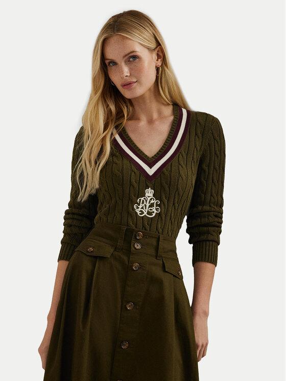 

Свитер обычного кроя 200951624001 Lauren Ralph Lauren, зеленый
