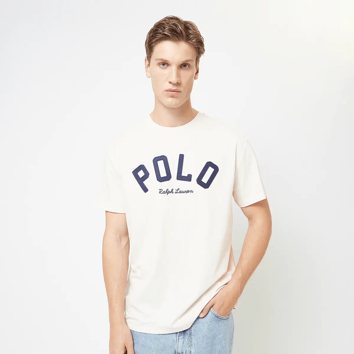 

Футболка Polo Ralph Lauren SSCNCLSM1-Short Sleeve-T-Shirt, бежевый