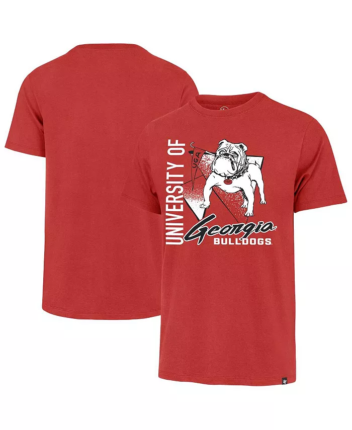 

Мужская футболка Franklin с боковым принтом Georgia Bulldogs, красная '47 Brand