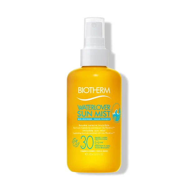 

Экологичный солнечный туман Waterlover Sun Mist Spf 30 Biotherm, 200 ml