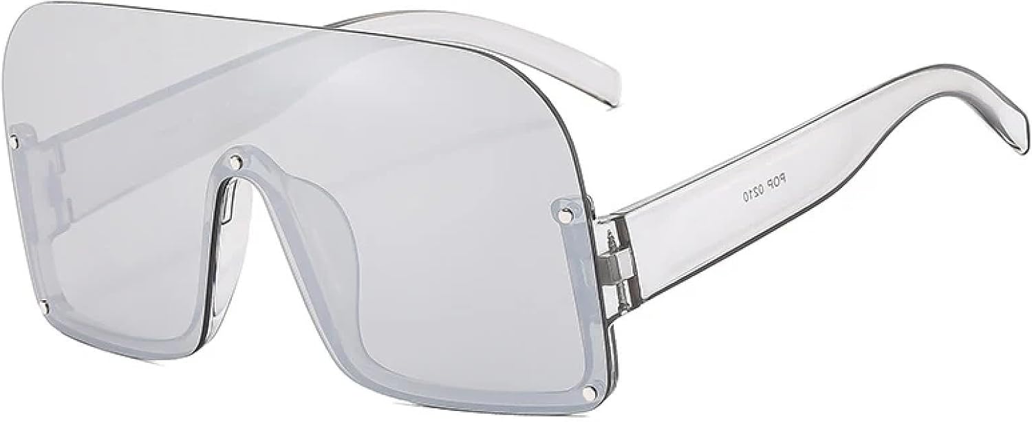 

Женские солнцезащитные очки в полуободковой оправе, роскошные солнцезащитные очки для активного отдыха, женские очки с защитой от УФ-излучения UV400 TKKTLLT, Gray Silver