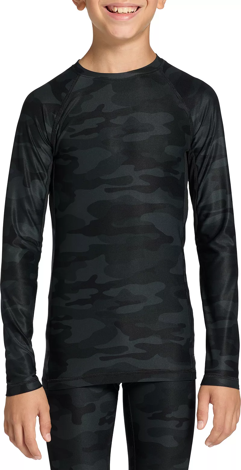 

Компрессионная рубашка с длинным рукавом DSG Youth, цвет Pure Black Perfect Camo