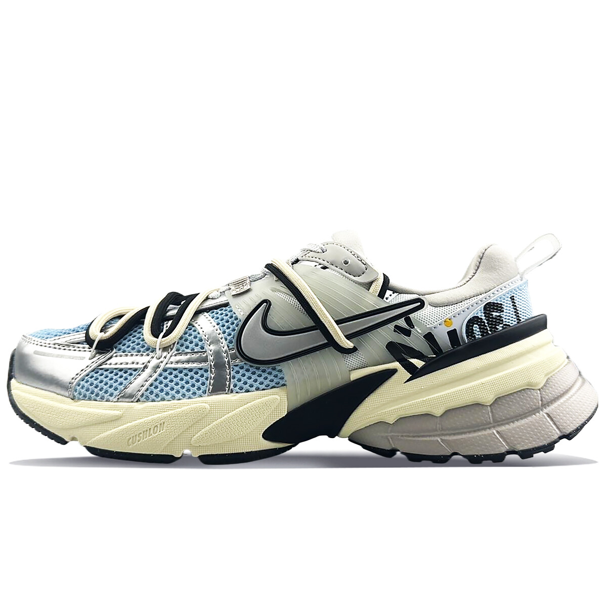 

Кроссовки для бега V2K Run женские с низким верхом синего цвета Nike