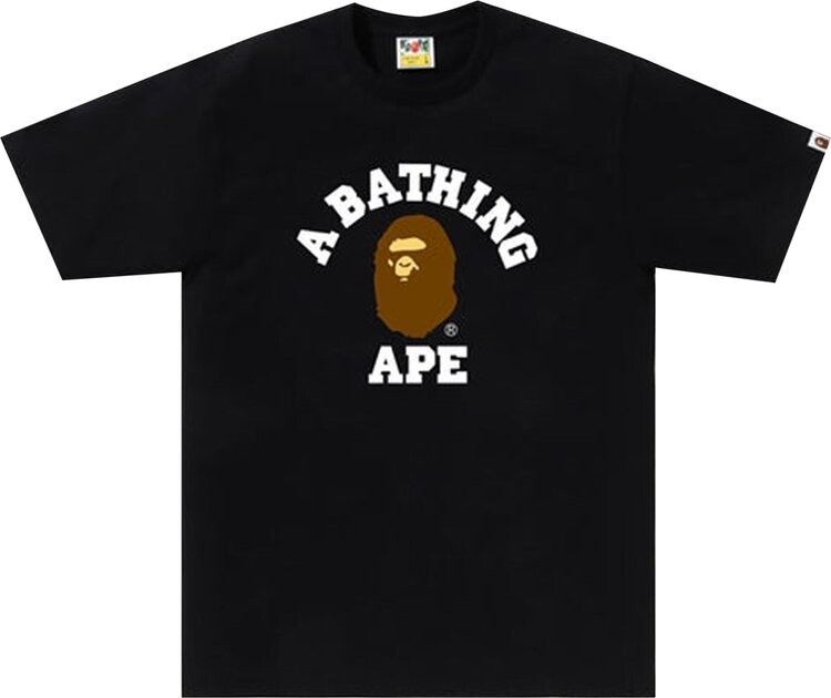 

Футболка BAPE College 'Black', черный