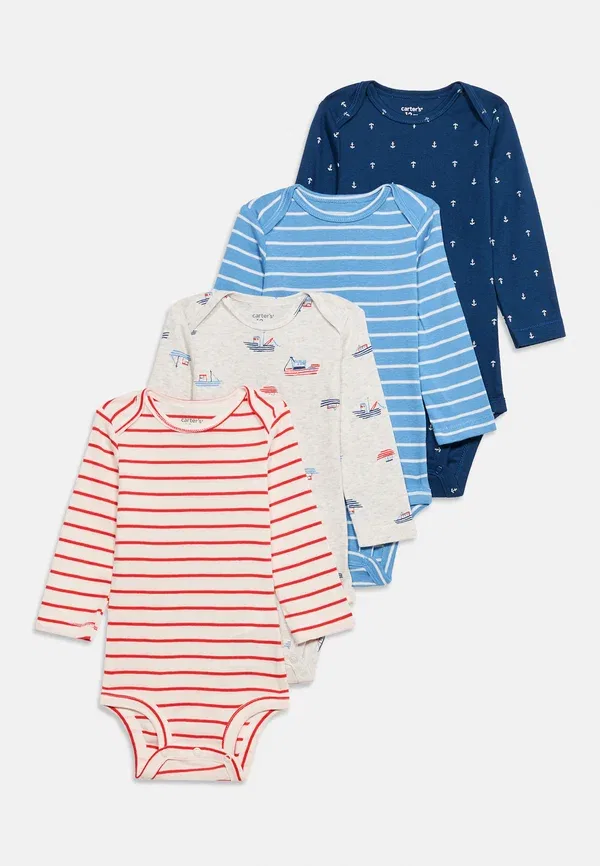 Комплект боди Carter'S, 4 штуки, разноцветный