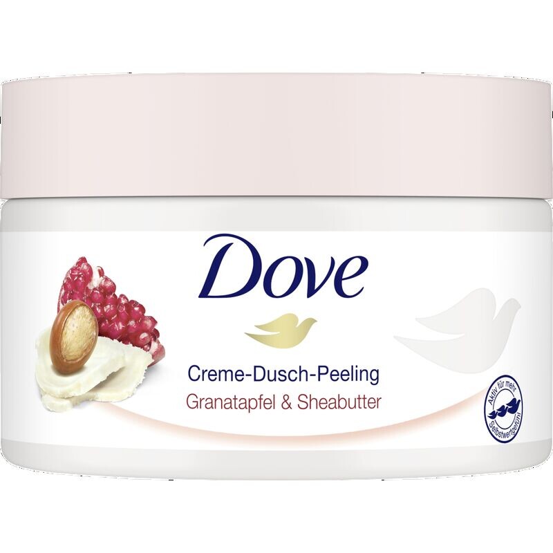 

Крем-пилинг для душа с гранатом и маслом ши Dove, 225 ml