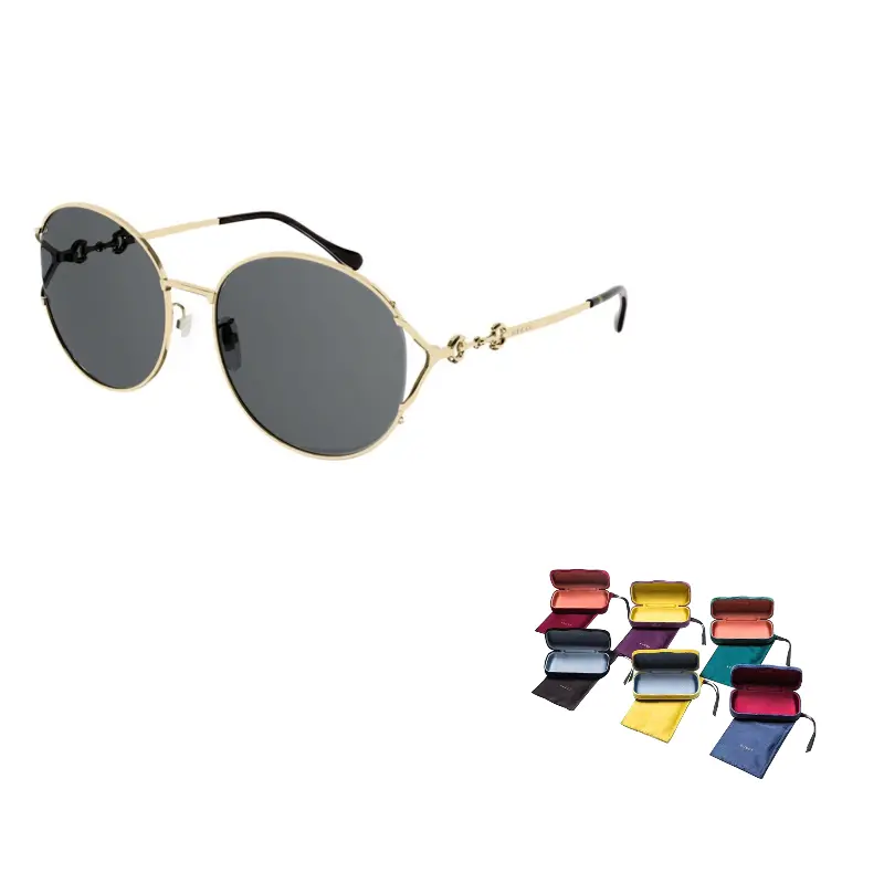 

GUCCI Лошадиная удила солнцезащитные очки Women's, Gray