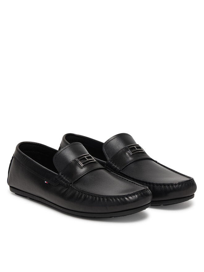 Мокасины Tommy Hilfiger Hardware Hilfiger Driver Shoe FM0FM05838, черный — фото 2