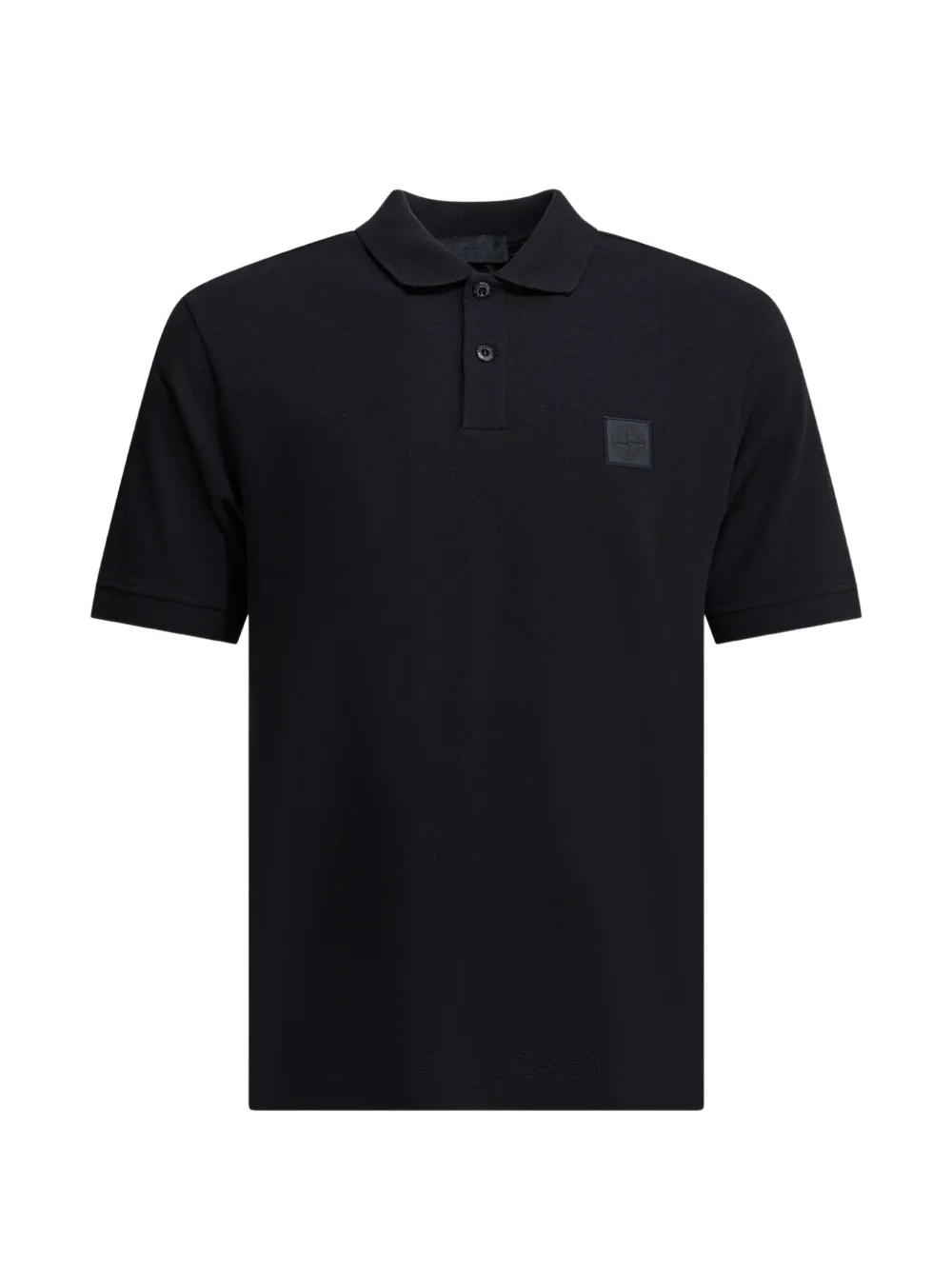 

Поло с логотипом на пуговицах Stone Island, синий