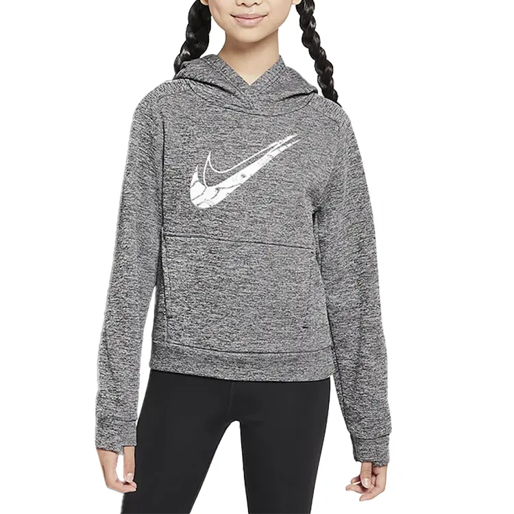 Толстовка Therma FIT Light Smoke Gray для подростков Nike, серый — фото 4