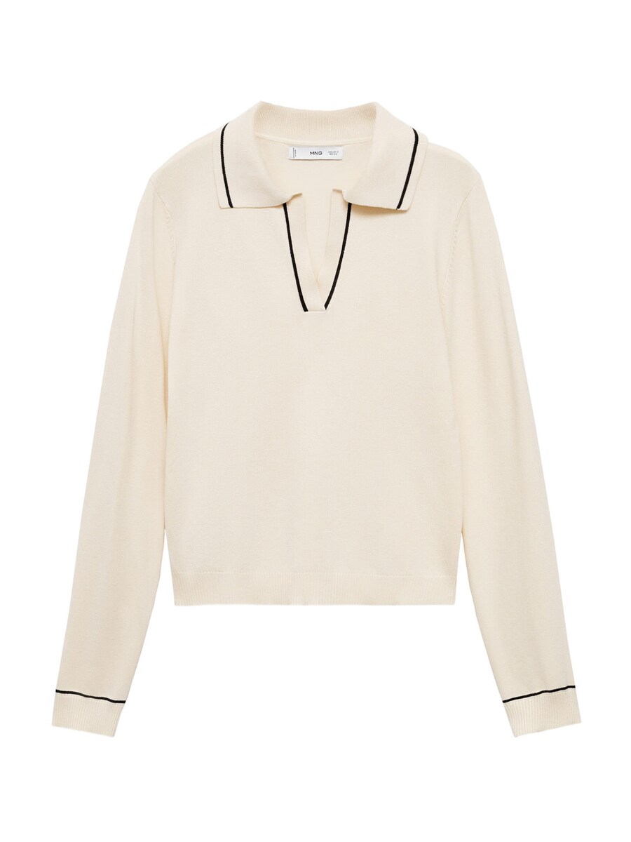 

Тонкий вязаный свитер MANGO Sweater VERTA, цвет powder