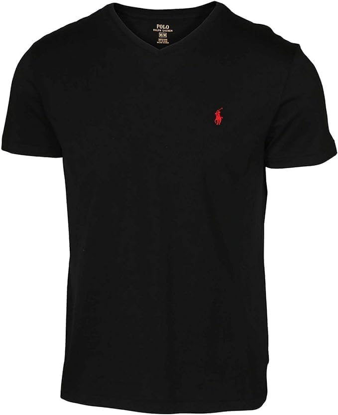 

Мужская футболка Polo RL классического кроя с V-образным вырезом POLO RALPH LAUREN, Black (Red Pony), Черный, Мужская футболка Polo RL классического кроя с V-образным вырезом POLO RALPH LAUREN, Black (Red Pony)