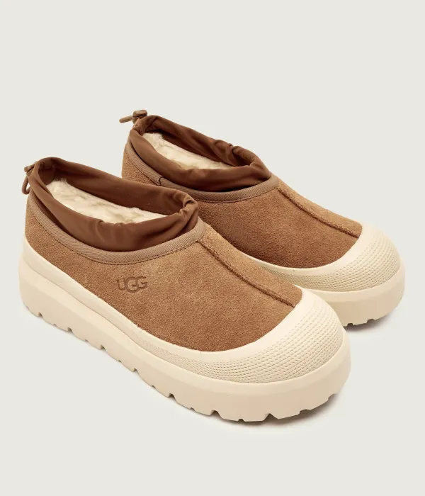 Мужские зимние ботинки Tasman Ugg короткие комбинированные, коричнево-бежевый — фото 2