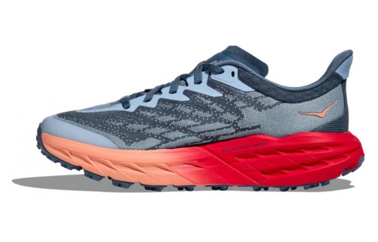 

Кроссовки Speedgoat 5 женские с низким верхом, красный/синий Hoka One One