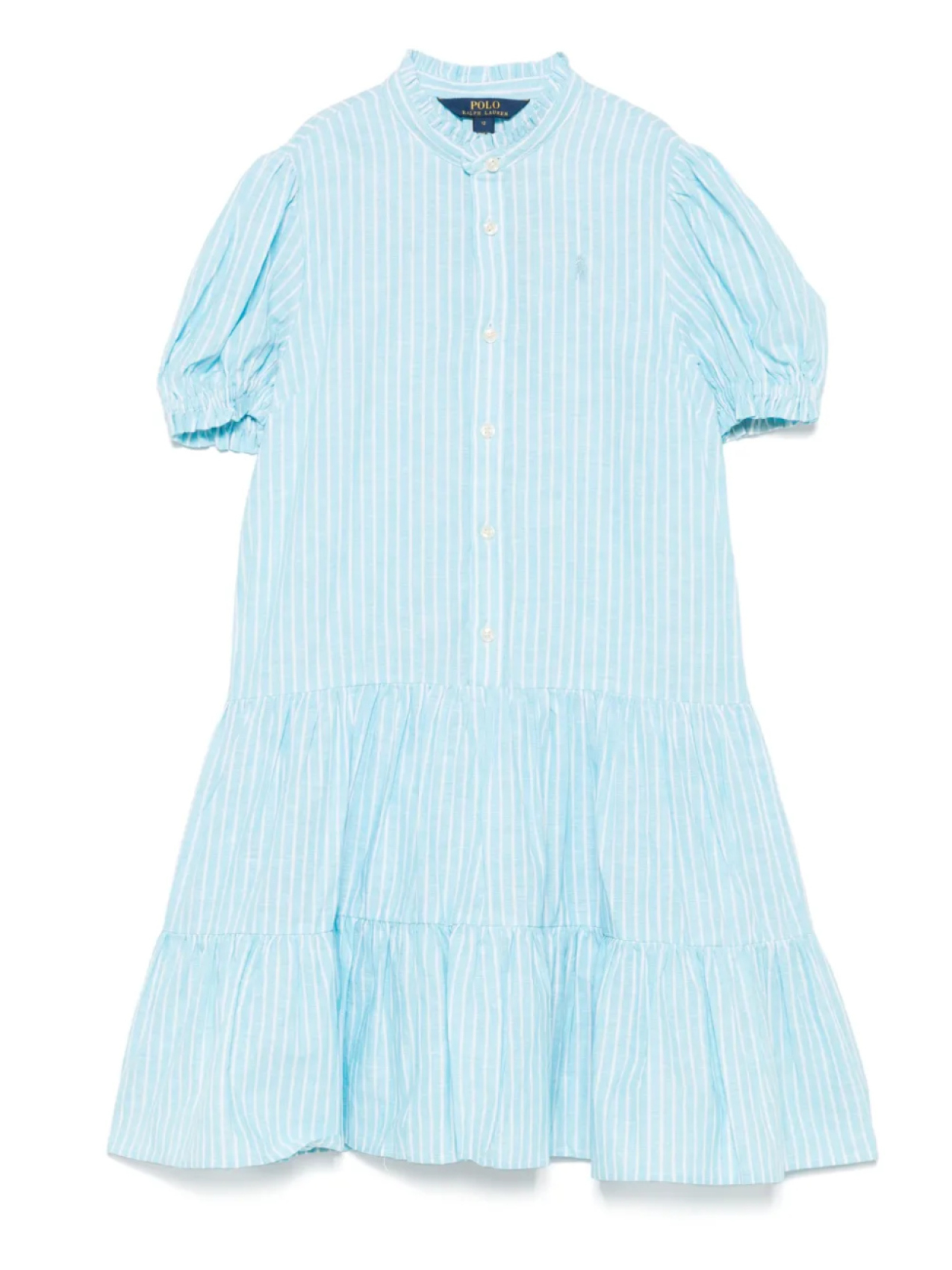 

POLO RALPH LAUREN KIDS платье с вышивкой Polo Pony, синий