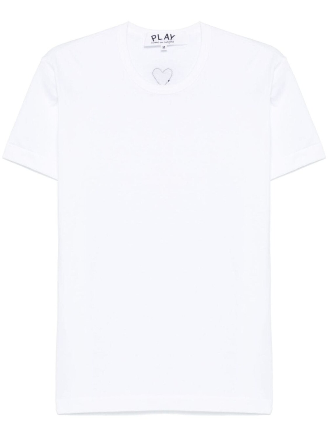 

Comme Des Garçons Play футболка с нашивкой, белый