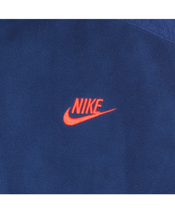 Зимняя куртка с высоким воротником, сине-оранжевая Nike, синий — фото 2