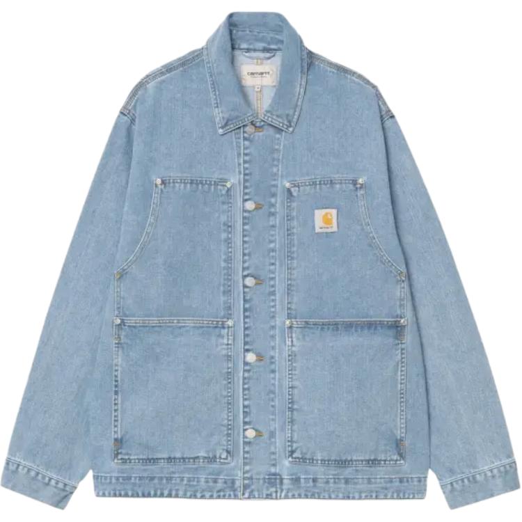 

Carhartt WIP Двубортная куртка свободного кроя, Light Blue