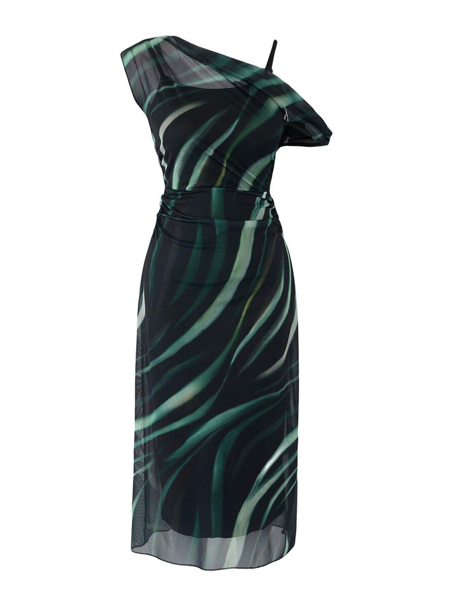 

Миди платье Trendyol, Emerald/Apple/Light green/Dark green