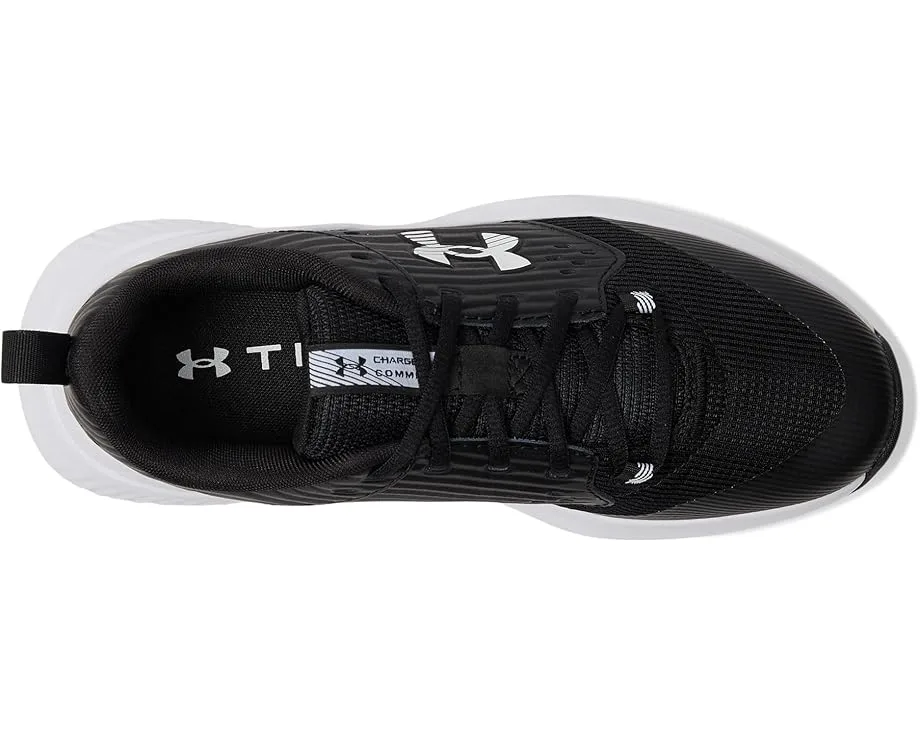 Кроссовки Under Armour Charged Commit 4 Training Shoes, Black/Anthracite/White — фото 2