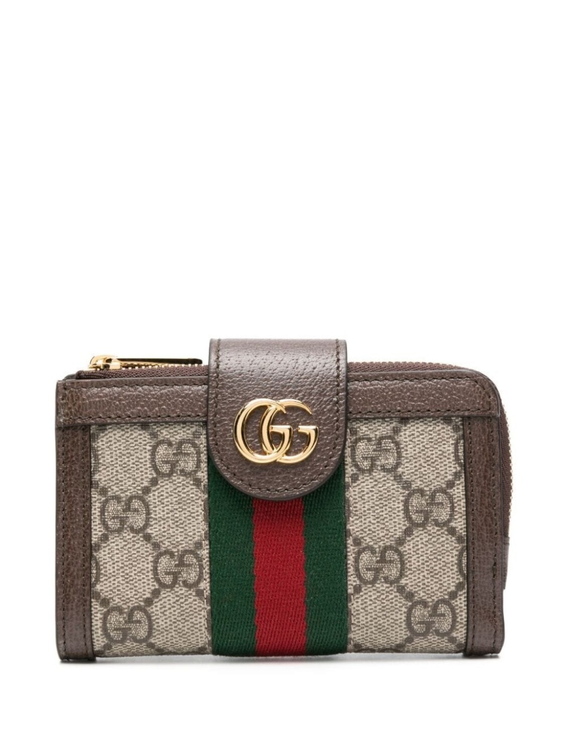 

Gucci картхолдер Ophidia, коричневый