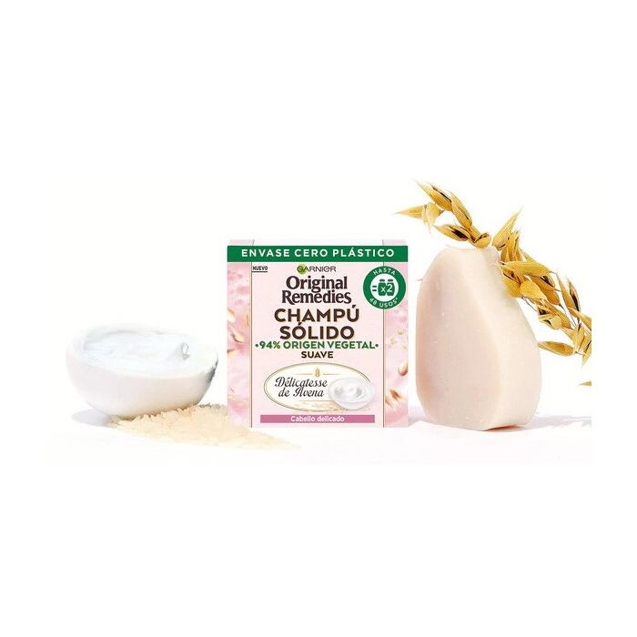 

Шампунь Champú Sólido Délicatesse Avena Cabello Delicado Garnier, 60 gr