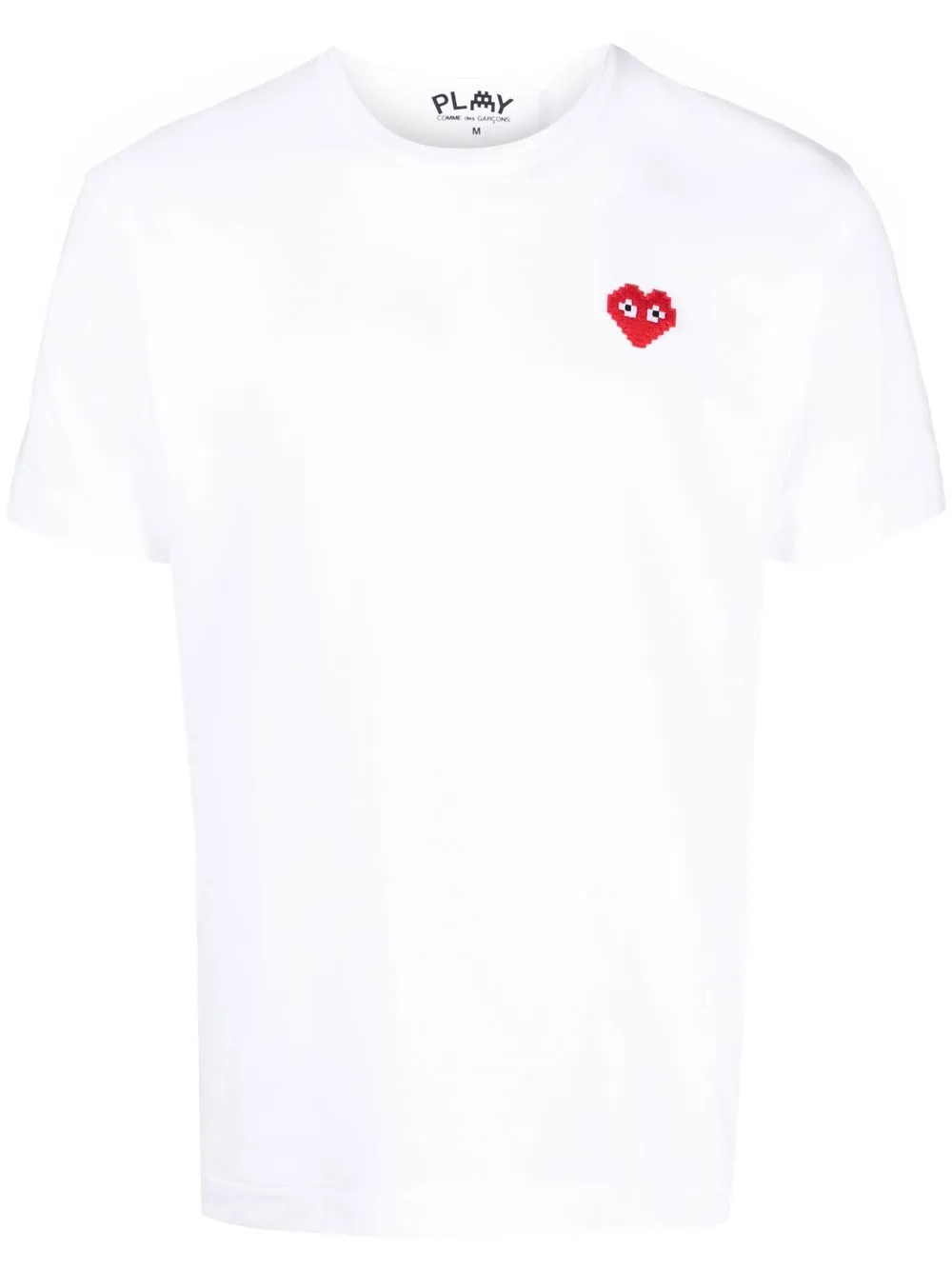 

Футболка с короткими рукавами Comme Des Garçons Play, белый