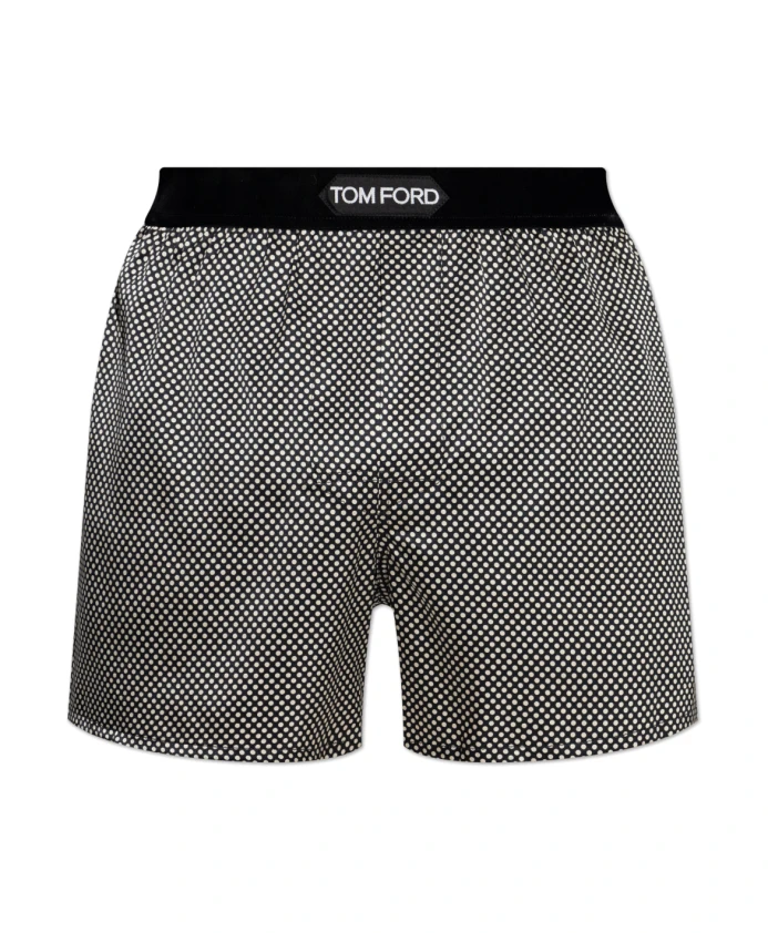 

Шелковые боксерские шорты Tom Ford, черный